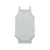 Organic Cotton Bridget Singlet Bodysuit - Mineral