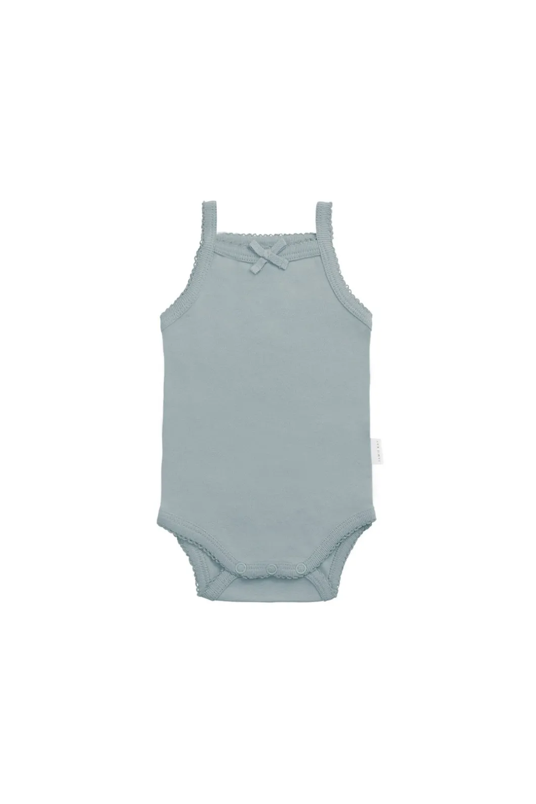 Organic Cotton Bridget Singlet Bodysuit - Pond