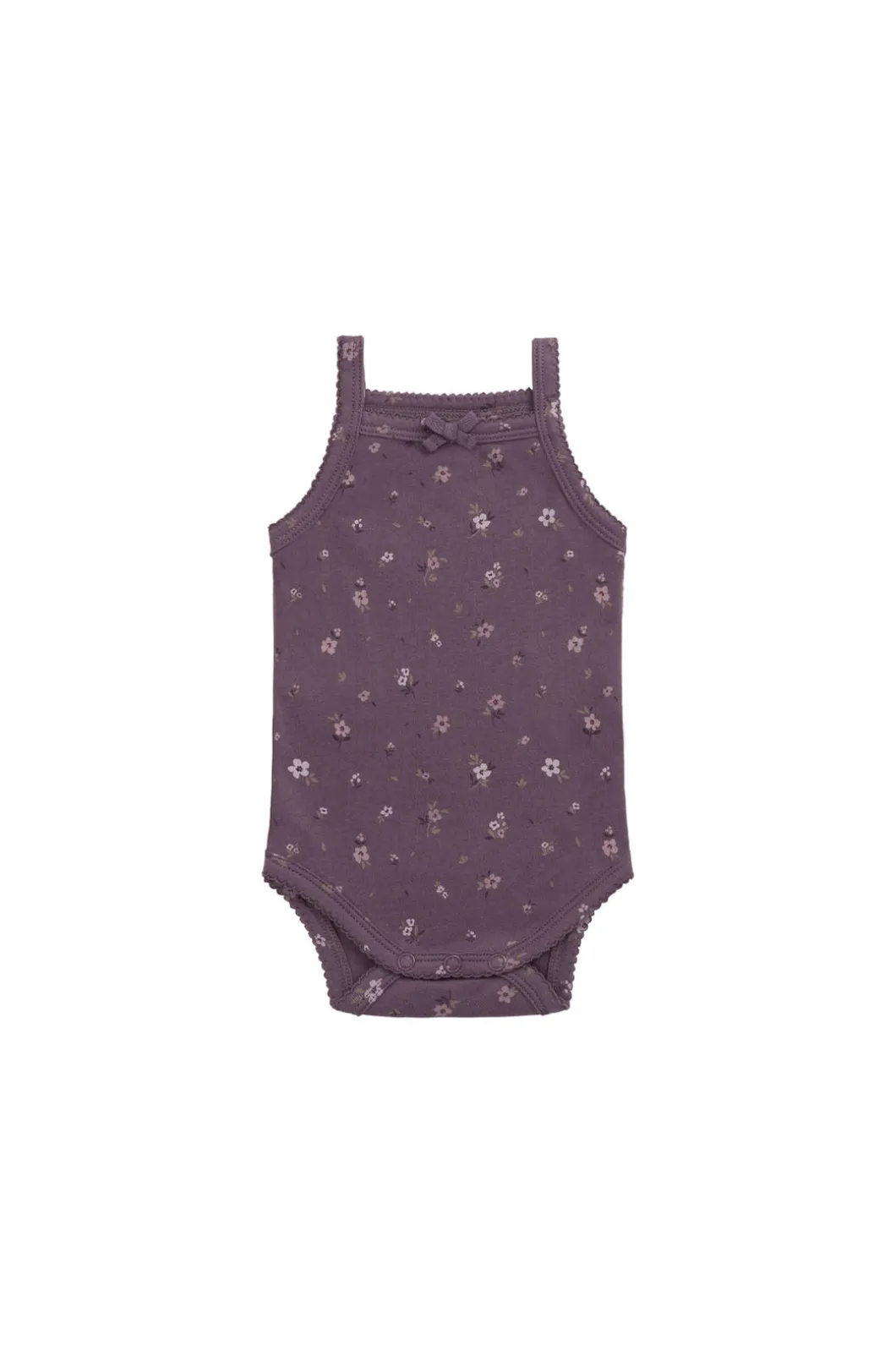 Organic Cotton Bridget Singlet Bodysuit - Goldie Huckleberry Large