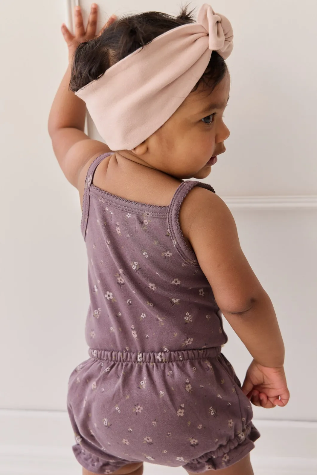 Organic Cotton Bridget Singlet Bodysuit - Goldie Huckleberry Large