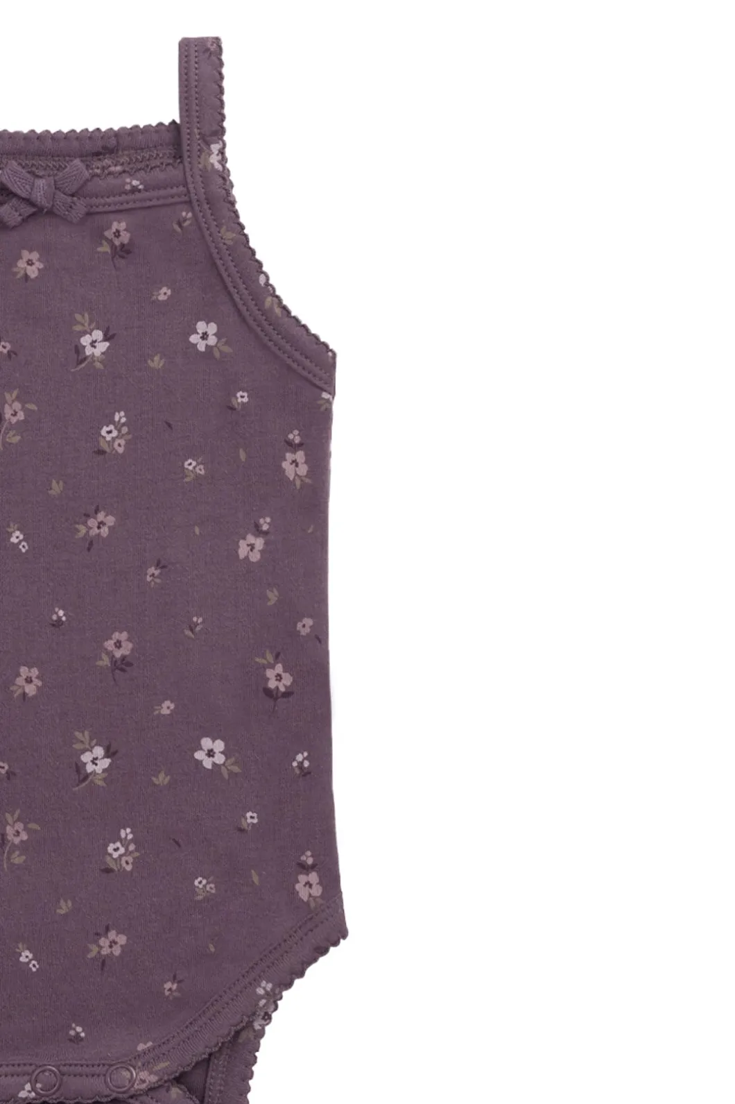 Organic Cotton Bridget Singlet Bodysuit - Goldie Huckleberry Large