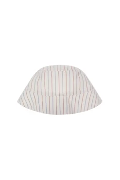 Organic Cotton Bucket Hat - Vacation Stripe