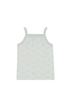 Organic Cotton Casey Top - Rose Floral Smoke