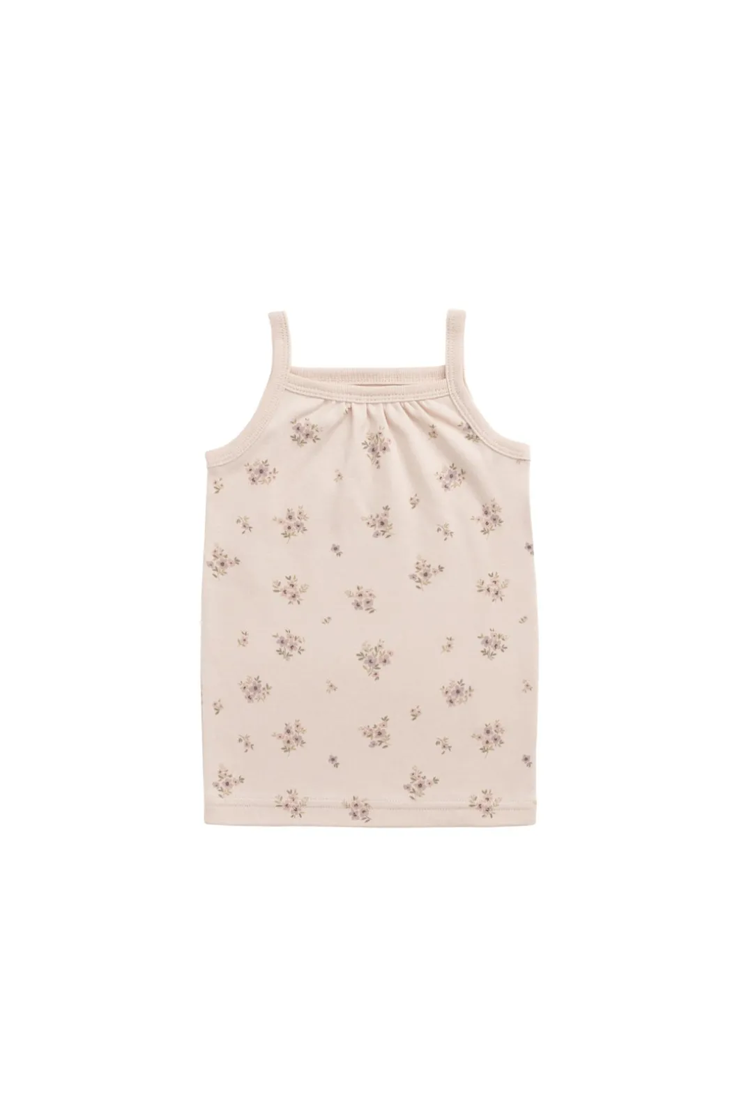 Organic Cotton Casey Top - Goldie Bouquet Pink Tint