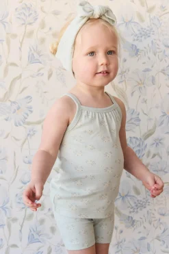 Organic Cotton Casey Top - Rose Floral Smoke