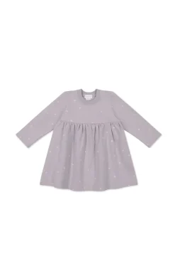 Organic Cotton Charlotte Dress - Annie Ditzy Violet Ice