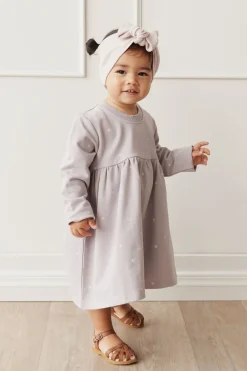 Organic Cotton Charlotte Dress - Annie Ditzy Violet Ice