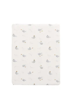 Organic Cotton Cot Sheet - Whales