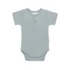 Organic Cotton Darcy Tee Bodysuit - Pond