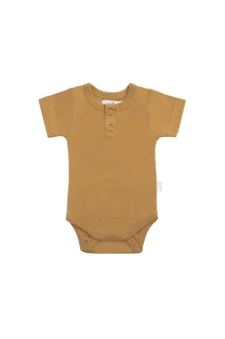 Organic Cotton Darcy Tee Bodysuit - Golden