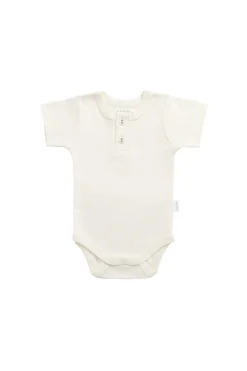 Organic Cotton Darcy Tee Bodysuit - Buttermilk