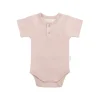 Organic Cotton Darcy Tee Bodysuit - Shell Pink