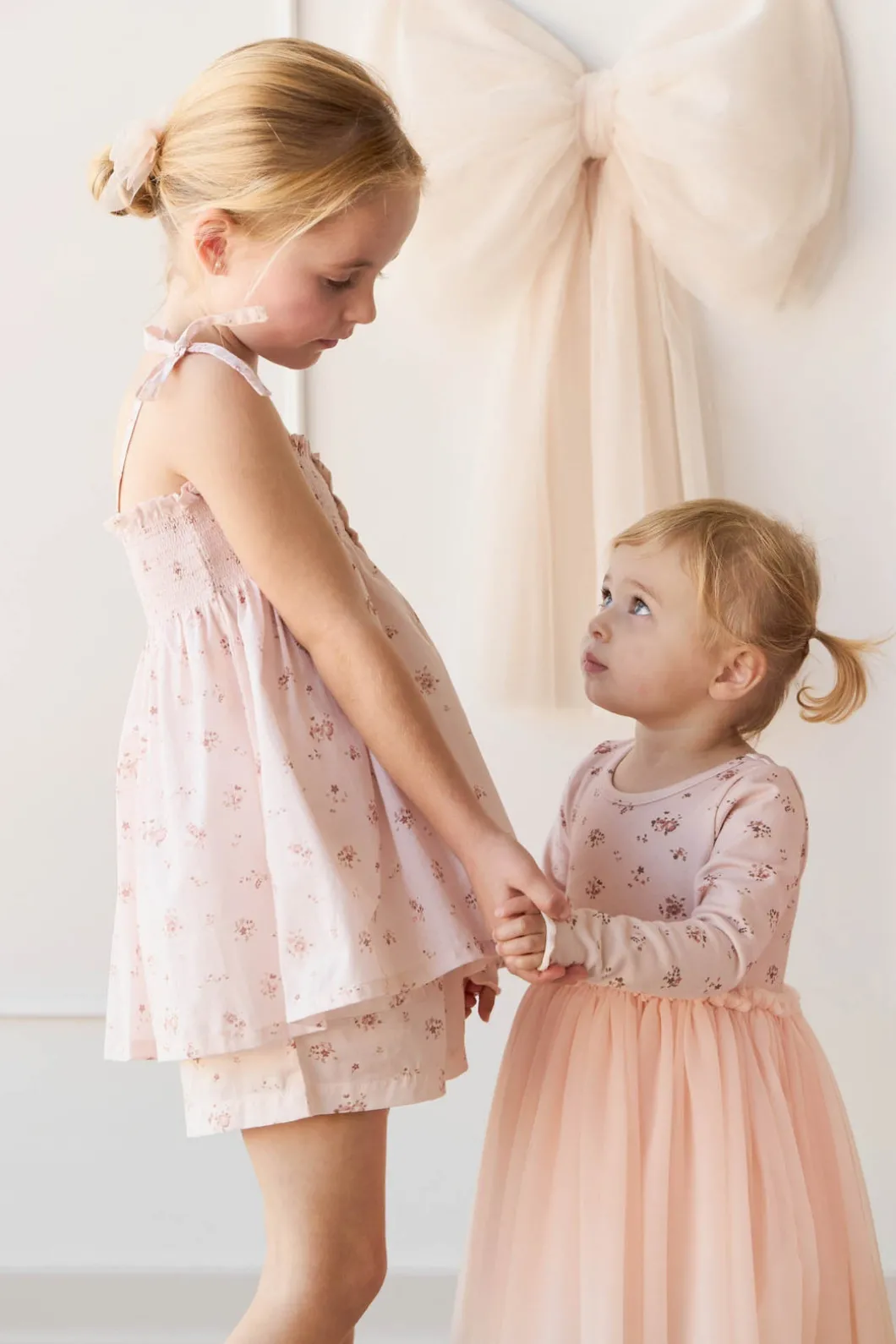 Organic Cotton Ellie Top - Petite Fleur Soft Peony