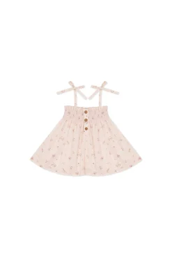 Organic Cotton Ellie Top - Petite Fleur Soft Peony