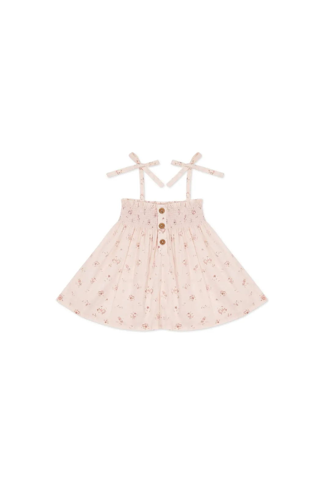 Organic Cotton Ellie Top - Petite Fleur Soft Peony