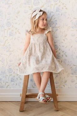 Organic Cotton Elodie Dress - Fifi Violet