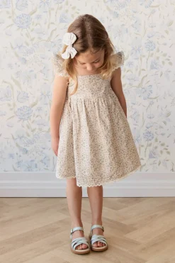 Organic Cotton Elodie Dress - Fifi Violet