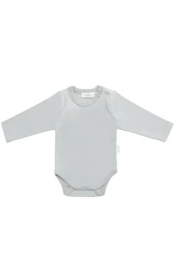 Organic Cotton Elora Long Sleeve Bodysuit - Mineral