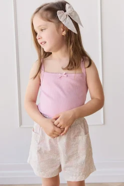 Organic Cotton Emelia Short - Azra Slightly Pink