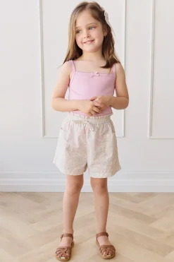 Organic Cotton Emelia Short - Azra Slightly Pink