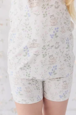 Organic Cotton Everyday Bike Short - Moons Garden Lavender