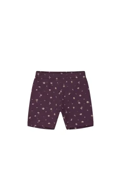 Organic Cotton Everyday Bike Short - Goldie Huckleberry Sparse