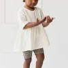 Organic Cotton Everyday Bike Short - Mini Gingham Bistre