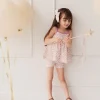 Organic Cotton Everyday Bike Short - Adaline Berries Ballet Pink