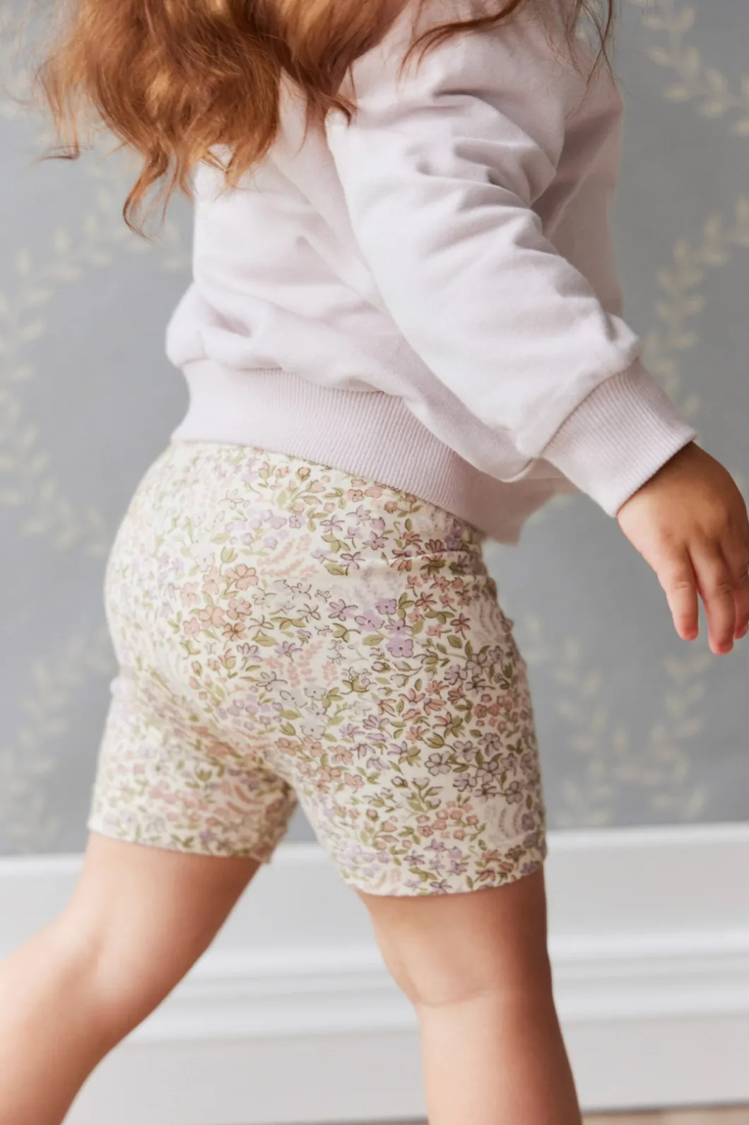 Organic Cotton Everyday Bike Short - April Eggnog