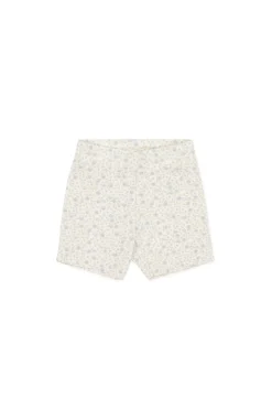 Organic Cotton Everyday Bike Short - Elodie Whisper White