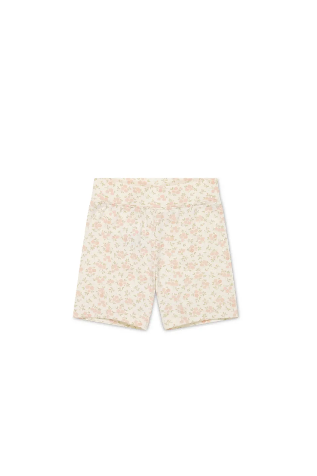 Organic Cotton Everyday Bike Short - Rosalie Floral Mauve