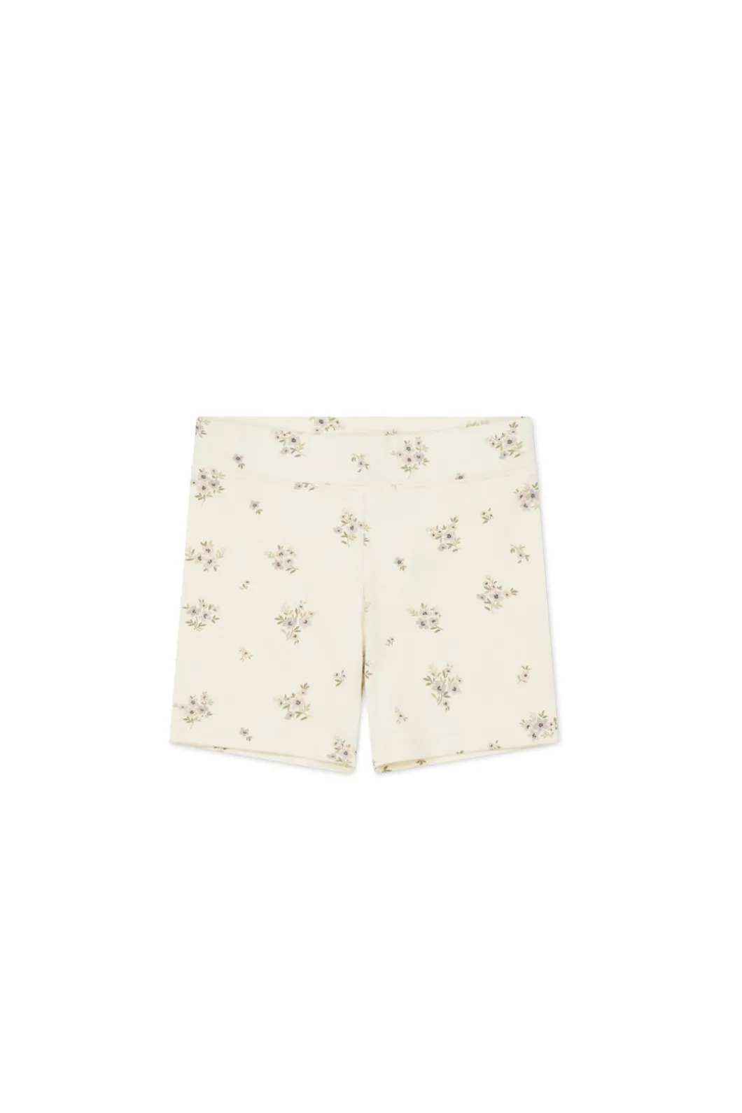 Organic Cotton Everyday Bike Short - Goldie Bouquet Egret