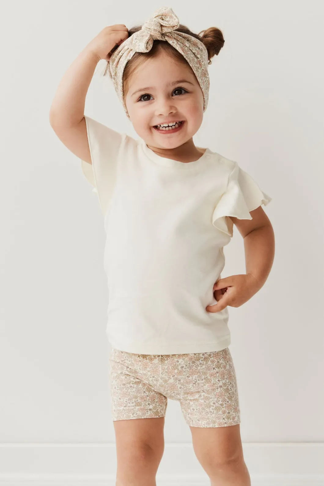Organic Cotton Everyday Bike Short - Chloe Egret
