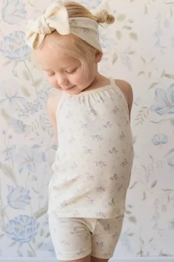 Organic Cotton Everyday Bike Short - Thelma Orchid