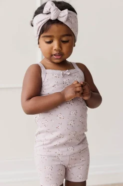 Organic Cotton Everyday Bike Short - Lulu Bloom Iris
