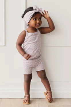 Organic Cotton Everyday Bike Short - Lulu Bloom Iris