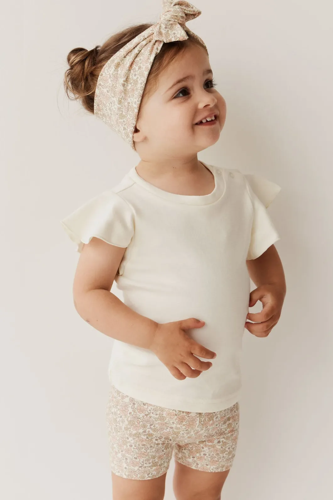Organic Cotton Everyday Bike Short - Chloe Egret