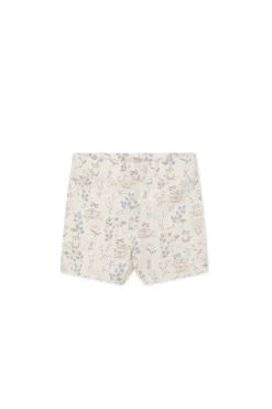 Organic Cotton Everyday Bike Short - Moons Garden Lavender