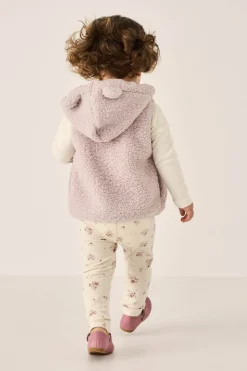 Organic Cotton Everyday Legging - Lauren Floral Tofu