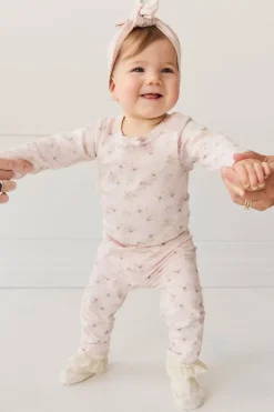 Organic Cotton Everyday Legging - Sweet Pea Floral
