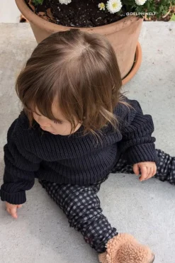Organic Cotton Everyday Legging - Gingham Night