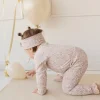 Organic Cotton Everyday Legging - Amber Floral Lilac Ash