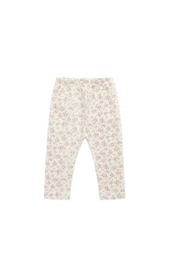 Organic Cotton Everyday Legging - Rosalie Field Blush