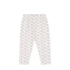 Organic Cotton Everyday Legging - Rose Floral Pink