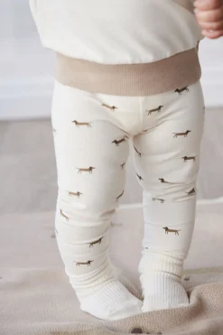 Organic Cotton Everyday Legging - Cosy Basil Cloud