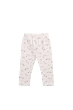 Organic Cotton Everyday Legging - Sweet Pea Floral