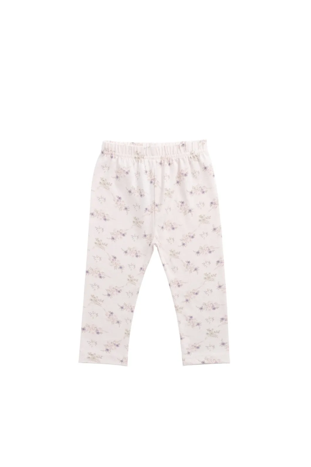 Organic Cotton Everyday Legging - Sweet Pea Floral