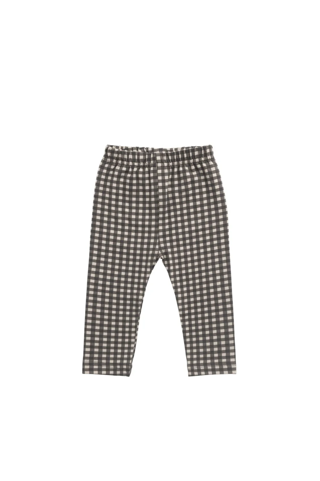 Organic Cotton Everyday Legging - Mini Gingham Bistre