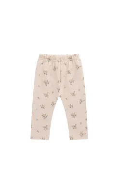 Organic Cotton Everyday Legging - Goldie Bouquet Pink Tint