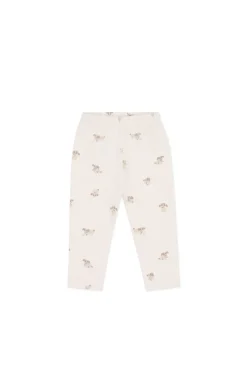 Organic Cotton Everyday Legging - Sasha Puppy Tofu
